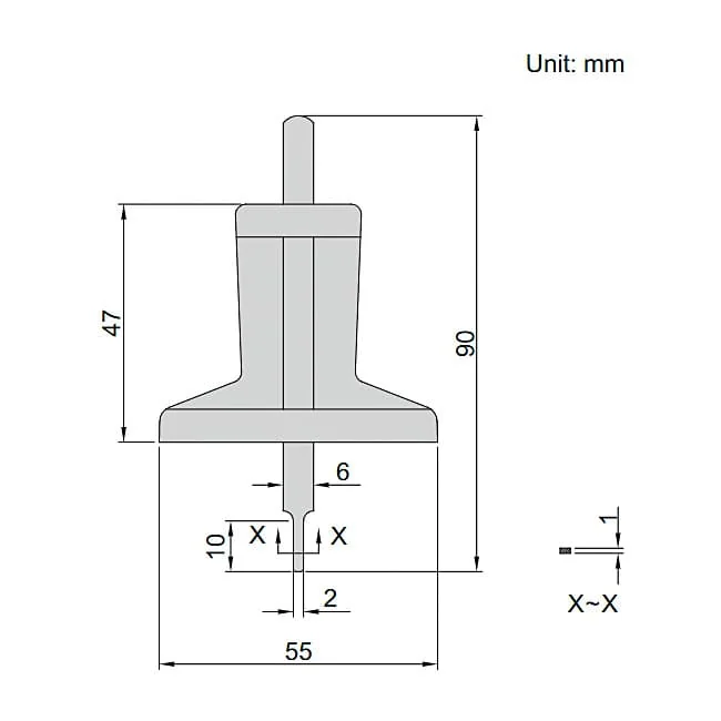 Insize 150 mm / 6 inch Vernier Depth Gauge (Economic Type), 1244-30