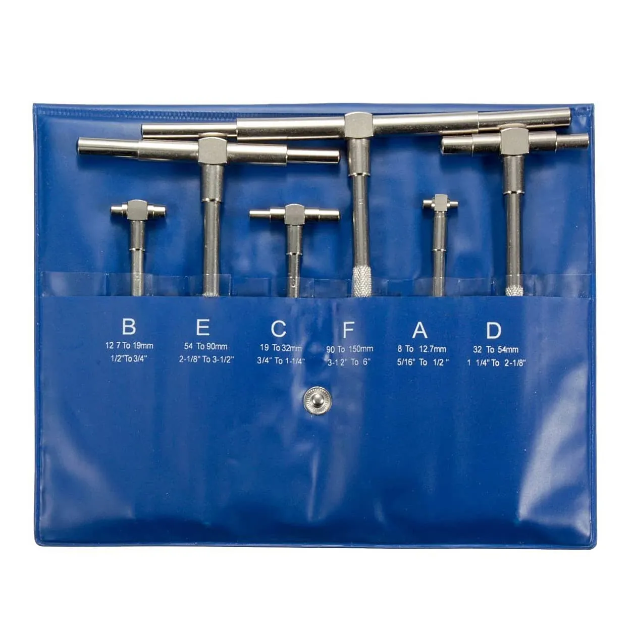 Yuzuki 8 - 150 mm Telescoping Gauge Set (Pack of 6 Pcs), TG8150
