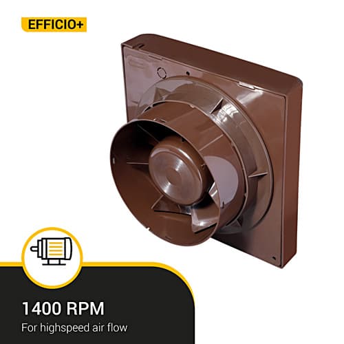 Atomberg Efficio+ 150 mm Energy Saving Exhaust Fan With BLDC Motor (Brown)