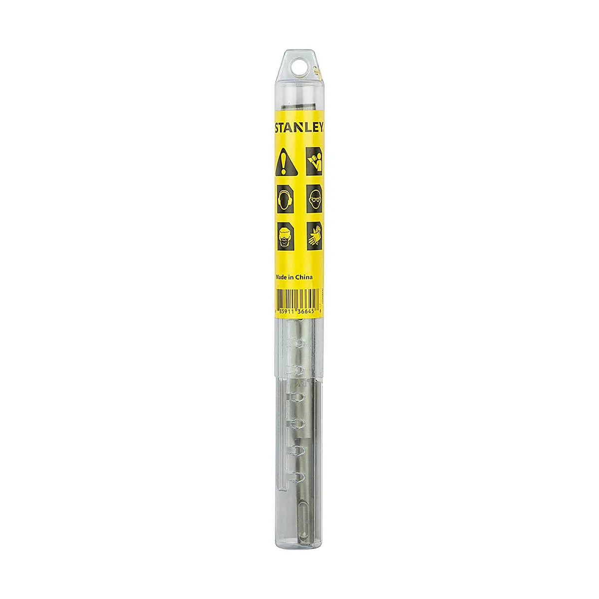 Stanley 250 mm SDS Plus Round Body Flat Demolition Chisel, STA54406-IN