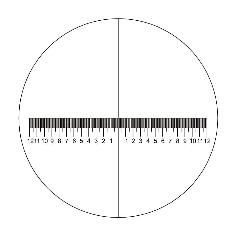 Insize 10X Measuring Magnifier with Illumination, 7527-D1B