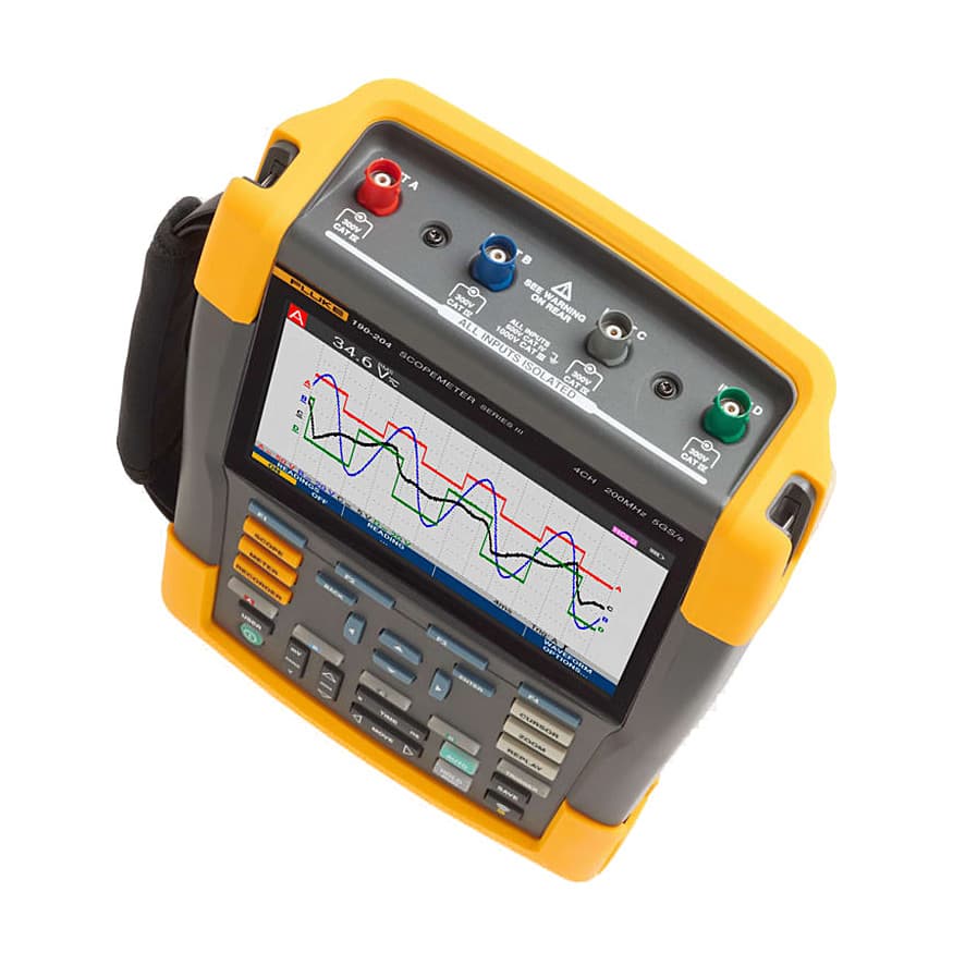 Fluke 190-204 UNIS 200MHz / 2.5 GS/s ScopeMeter Test Tool