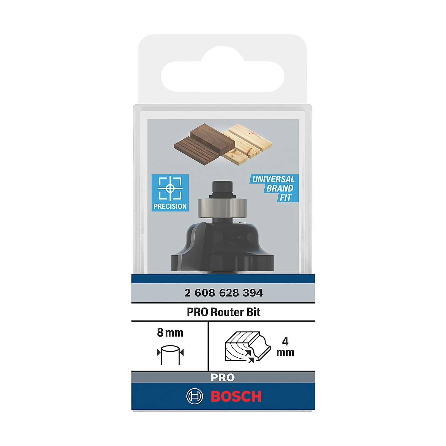 Makita 28.6 mm PRO Router Bit Roman Ogee for Hand-Held & Trim Routers, 2 608 628 394