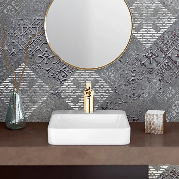 Kohler Aleo+ Single Control Basin / Lavatory Faucet Without Drain In French Gold Finish, K-72312IN-4ND-AF