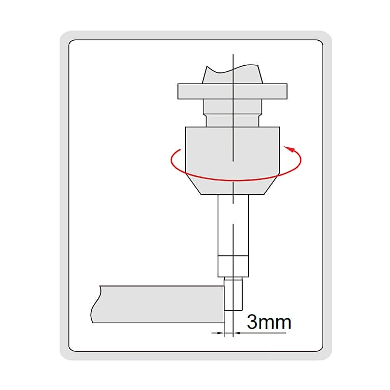 Insize 10 mm Shank Dia. Edge Finders, 6567-1