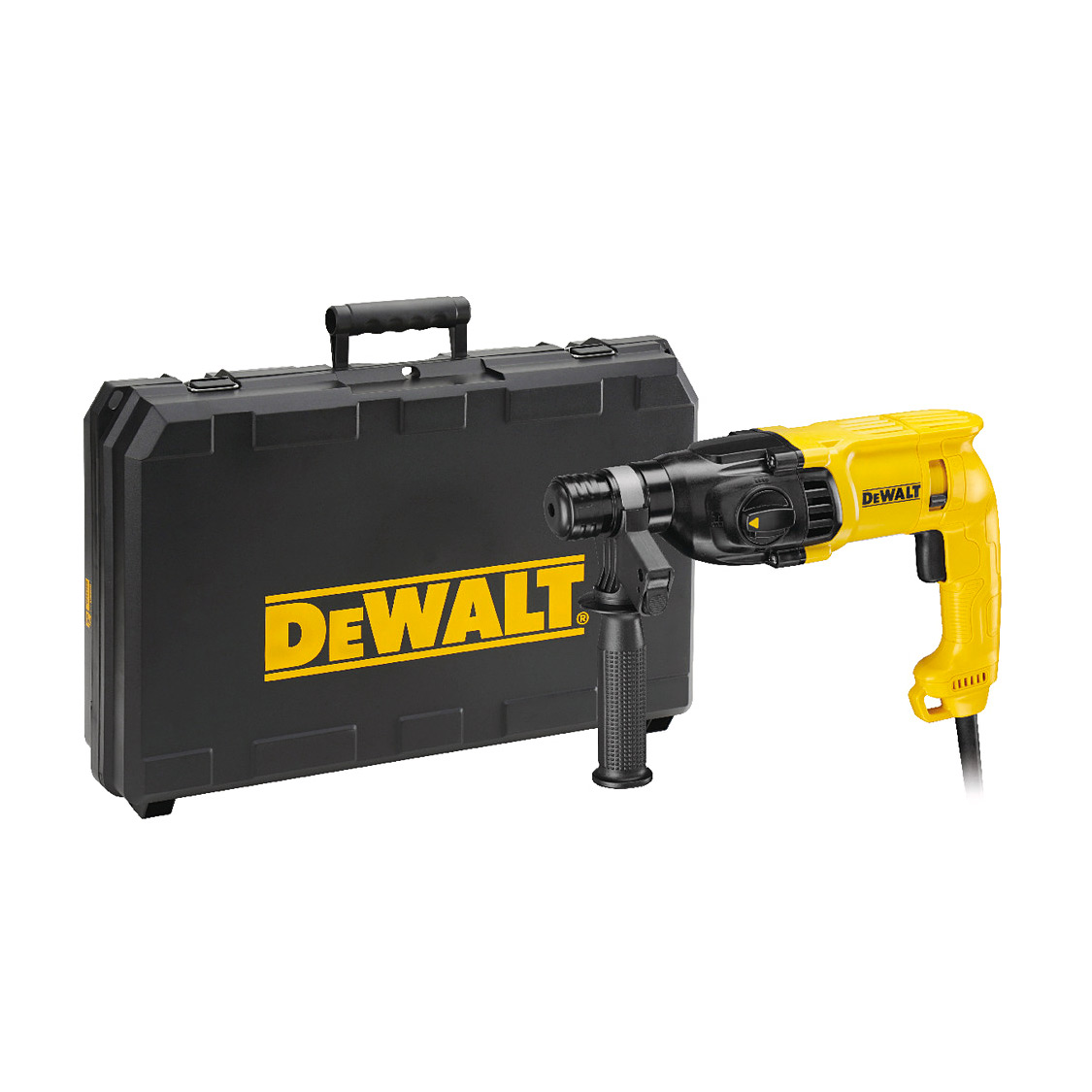 Dewalt 710W / 22mm SDS-Plus 3 Mode Combi Hammer 2.1 J Impact Energy, D25033K-IN