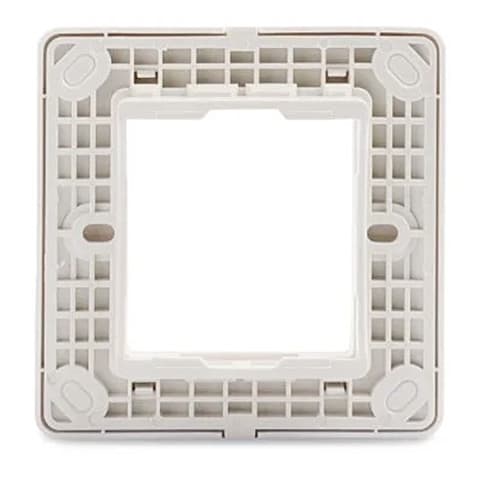 Schneider Electric Zencelo 2 M Grid & 2 Module Cover Frame - White (Pack of 10 Pcs), IN8402C