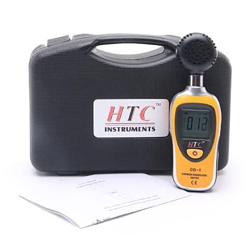 HTC 0 - 1000 PPM Carbon Monoxide Meter, CO-01