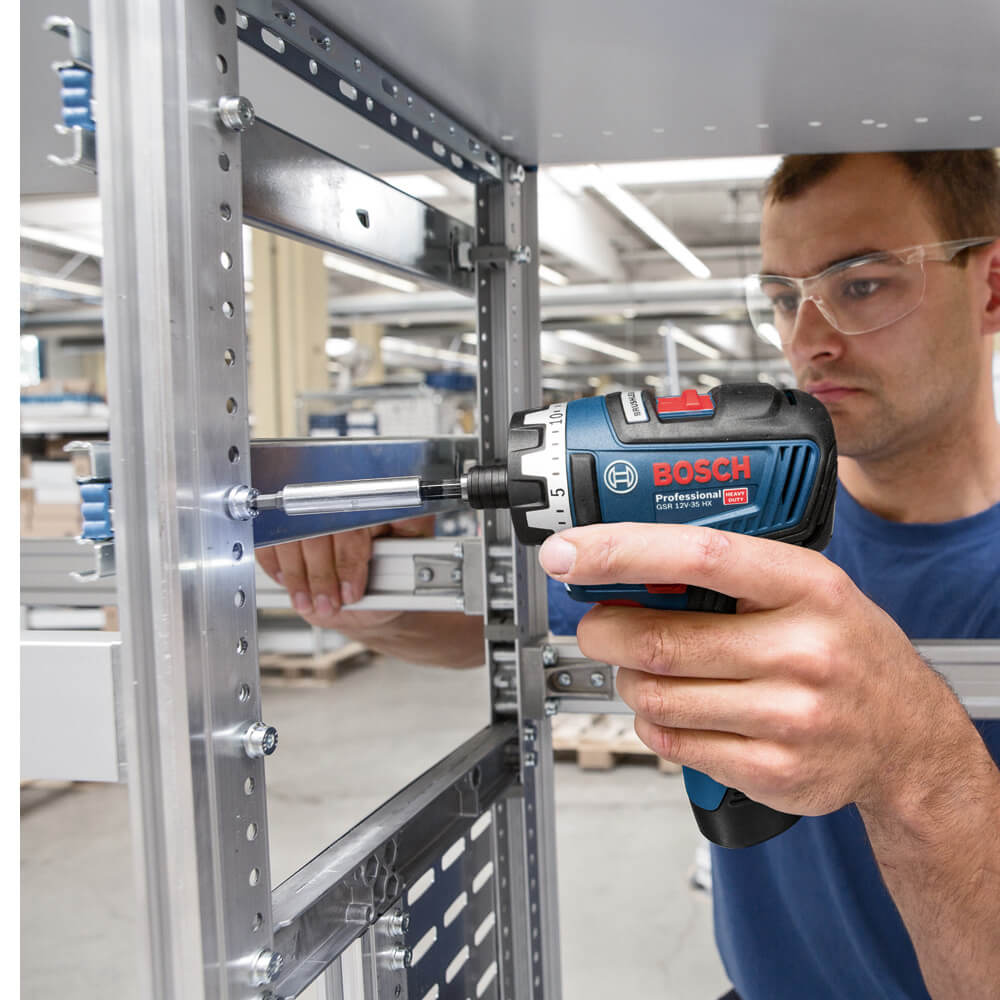 Bosch 12V Lithium-ion Professional Cordless Screwdriver (Bare Tool), GSR 12V-35 HX