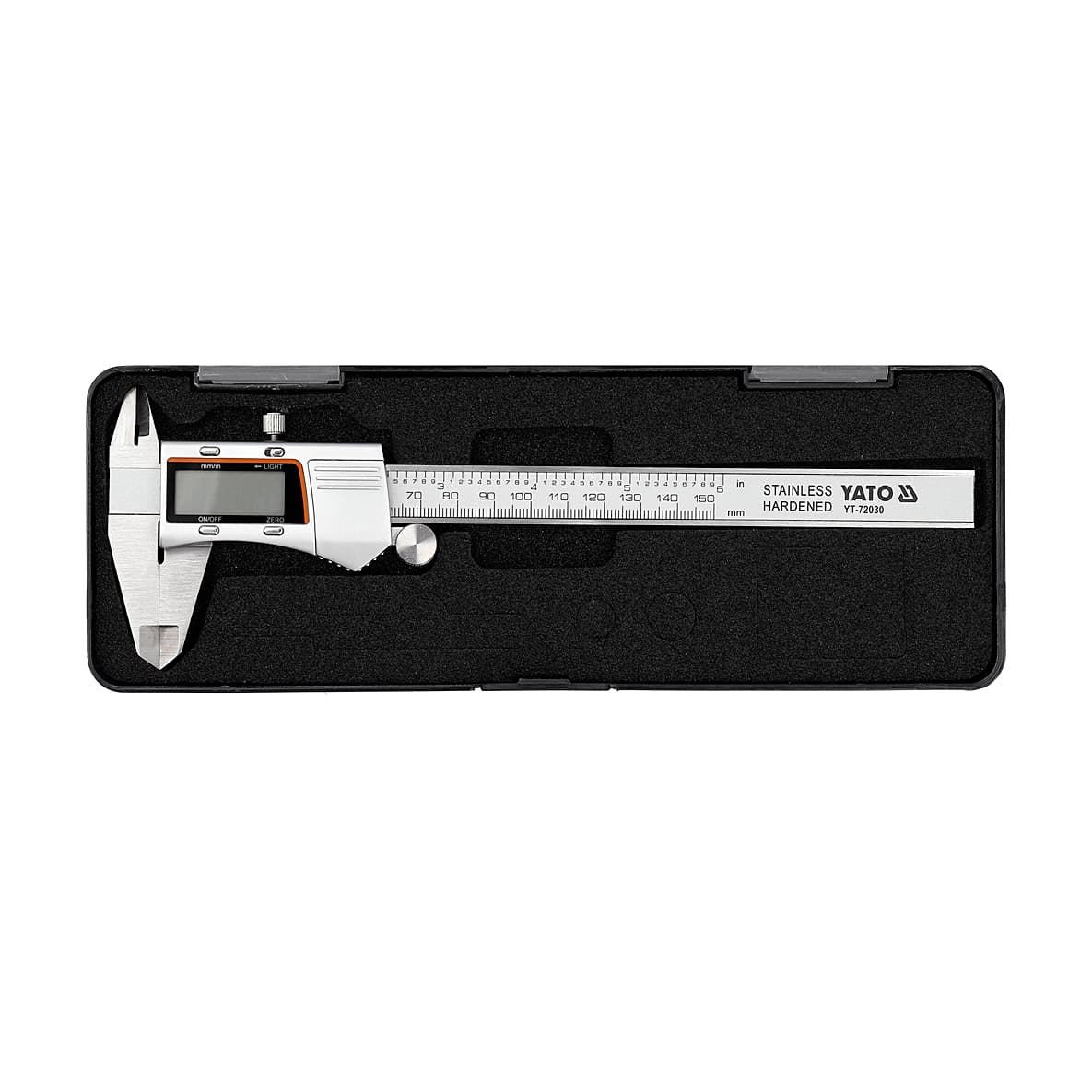 Yato 150 mm / 6 inch Digital Caliper with Backlight Display, YT-72030