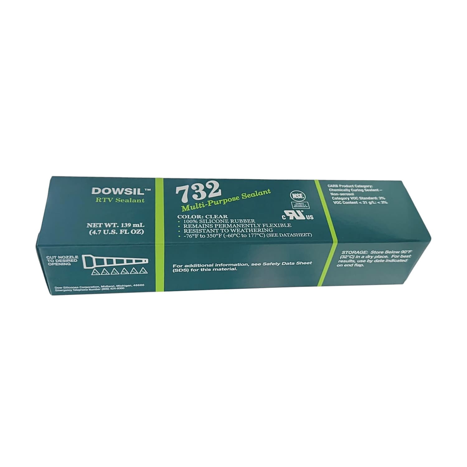 Dowsil 732 Multi-Purpose Sealant - Clear (90 ml)