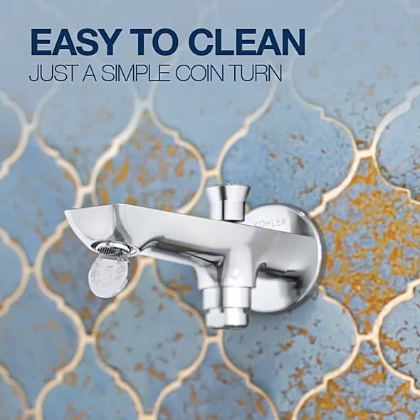 Kohler Fore Arc Bath Spout With Diverter In Polished Chrome Finish, K-27494IN-CP