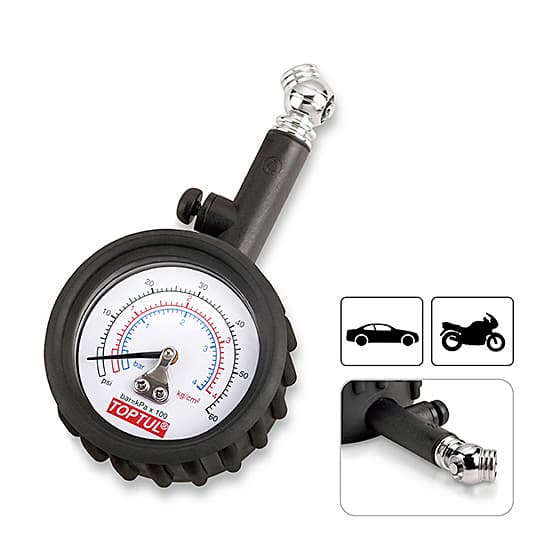 Toptul Economy Handy Series Tire Pressure Gauge, JEAP060A