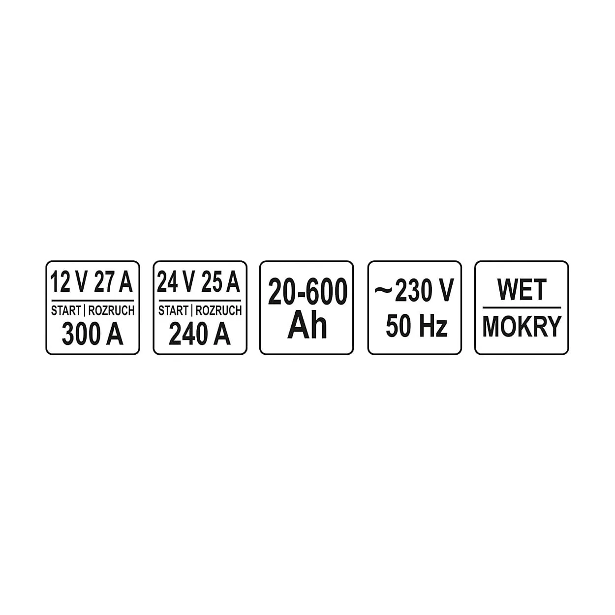 Yato 40A / 240A / 700A Hours Starter And Charger, YT-83060