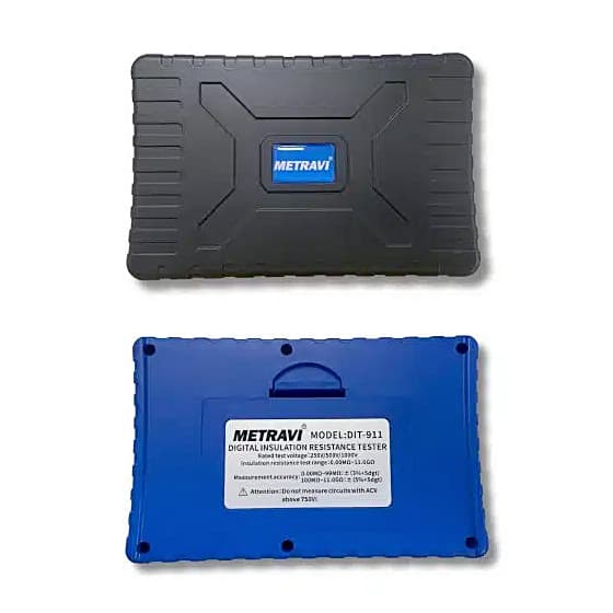 Metravi 250V - 1000V Rated Voltage Digital Insulation Resistance Tester, DIT-911