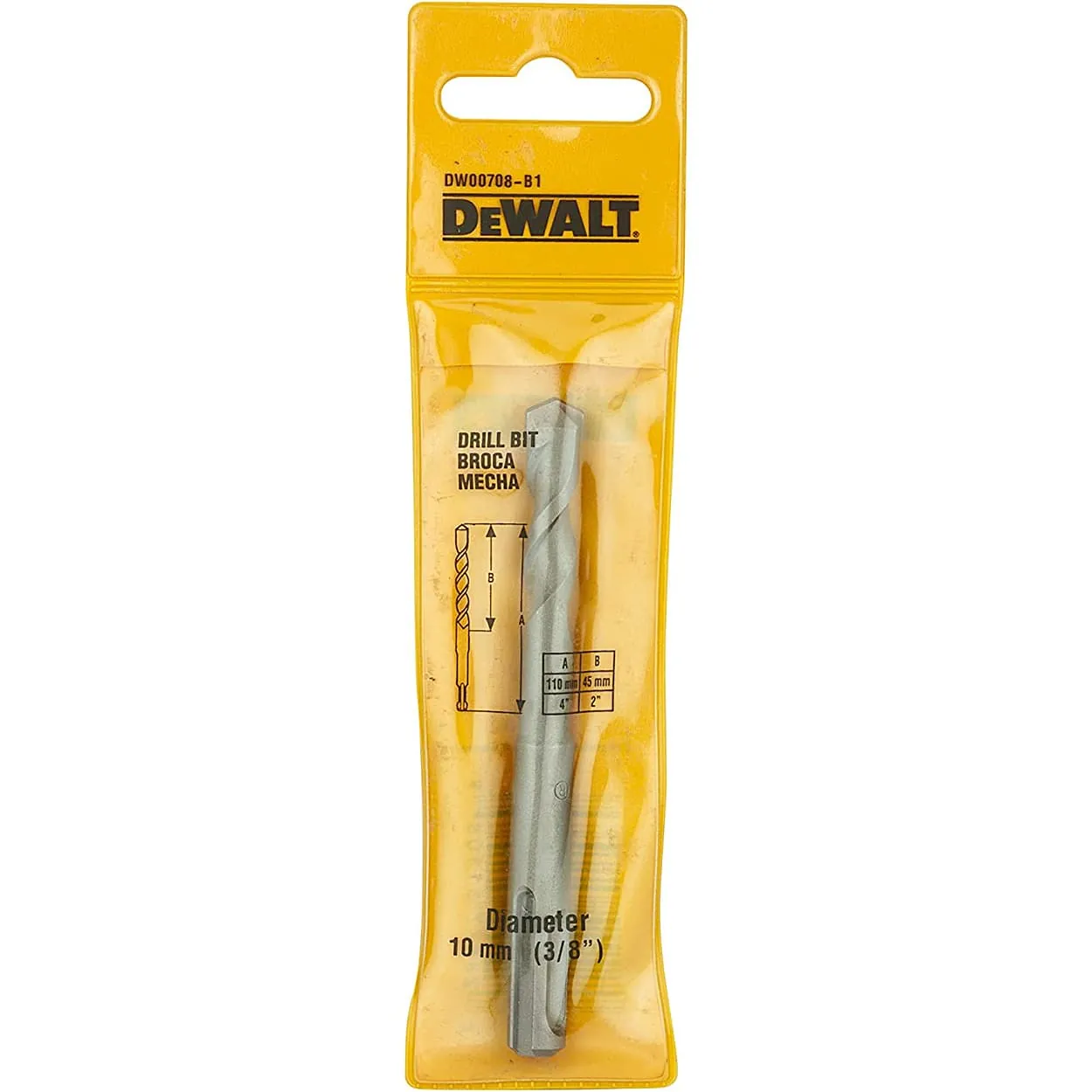Dewalt 10 x 110 mm SDS Plus Extreme Drill Bit, DW00708-B1