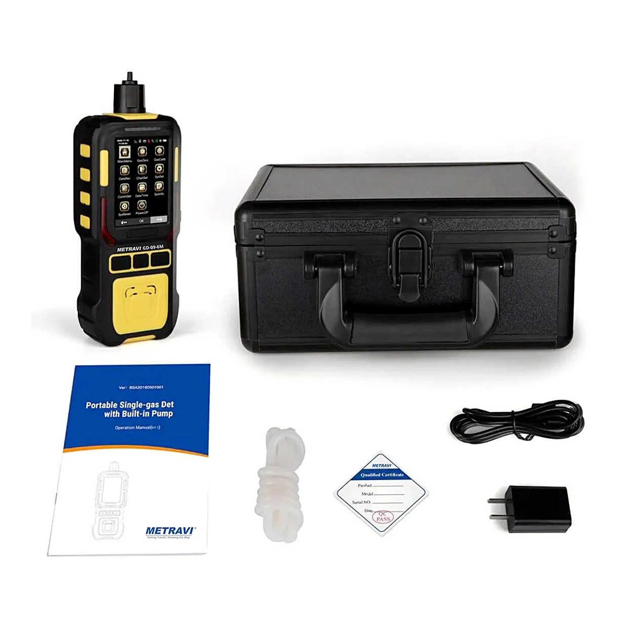 Metravi Six-In-One Multi Gas Detector With Built-In Pump, GD-09-6M