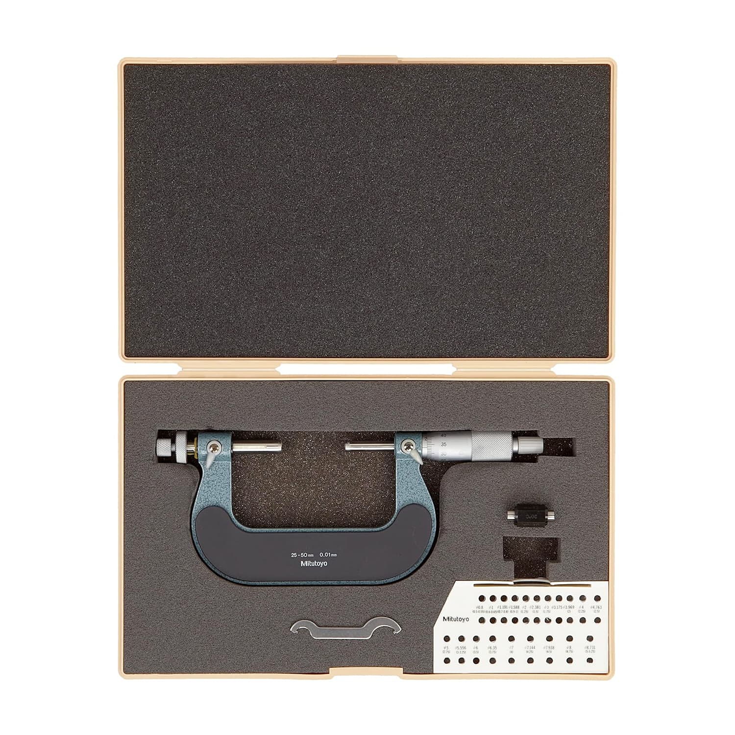 Mitutoyo 25 - 50 mm Gear Tooth Micrometer, 124-174
