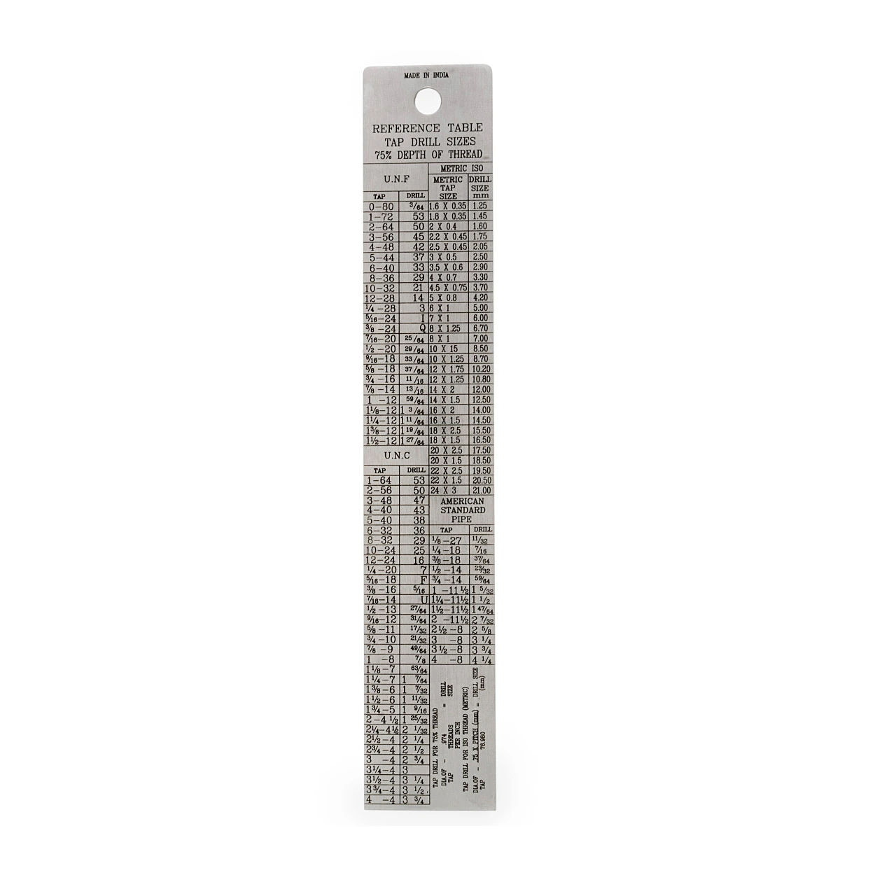 Kristeel 150 mm Reference Table With 6 inch Rule, RTR