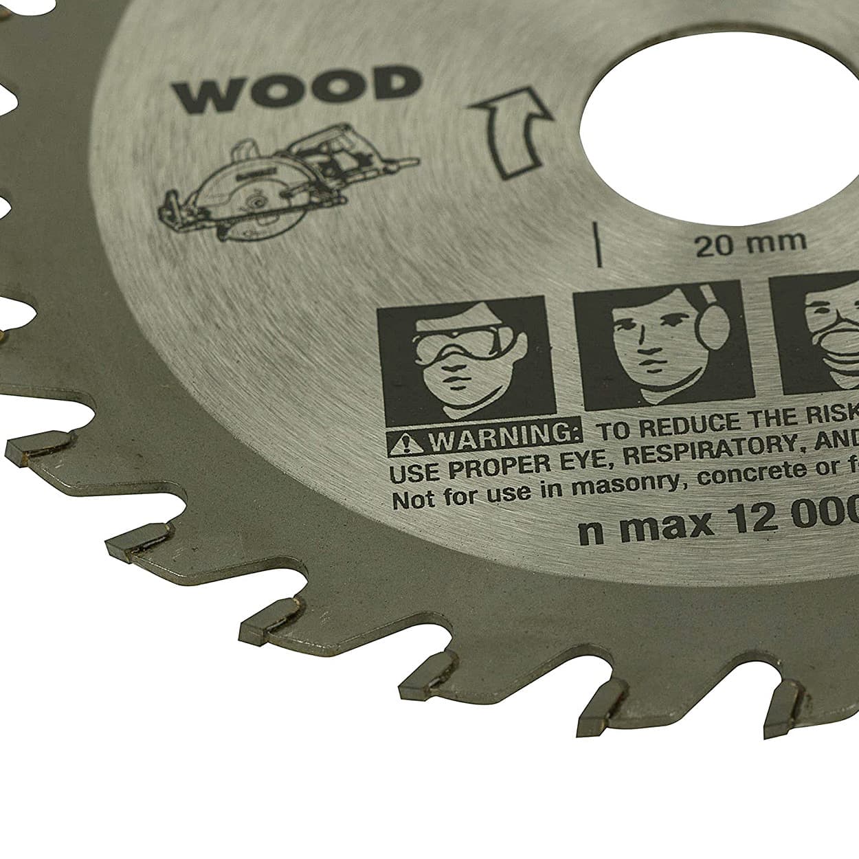 Dewalt 4 inch / 110 mm TCT Woodworking Saw Blade For MDF Particle Boards & Laminated Boards (30 Teeth), DW03430-IN