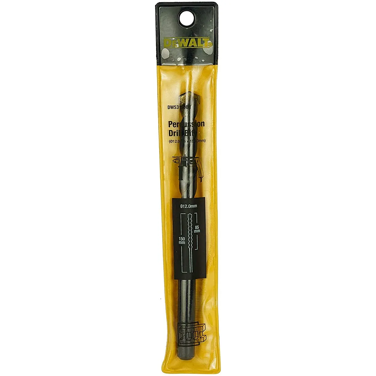 Dewalt 12 x 150 mm Masonry Drill Bit, DW531200C-B1
