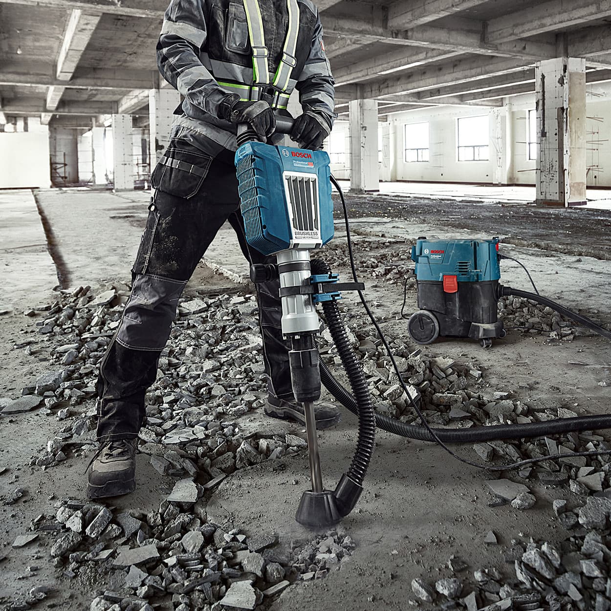 Bosch 1750W Professional Heavy Duty Breaker With Brushless Motor, GSH 14 C