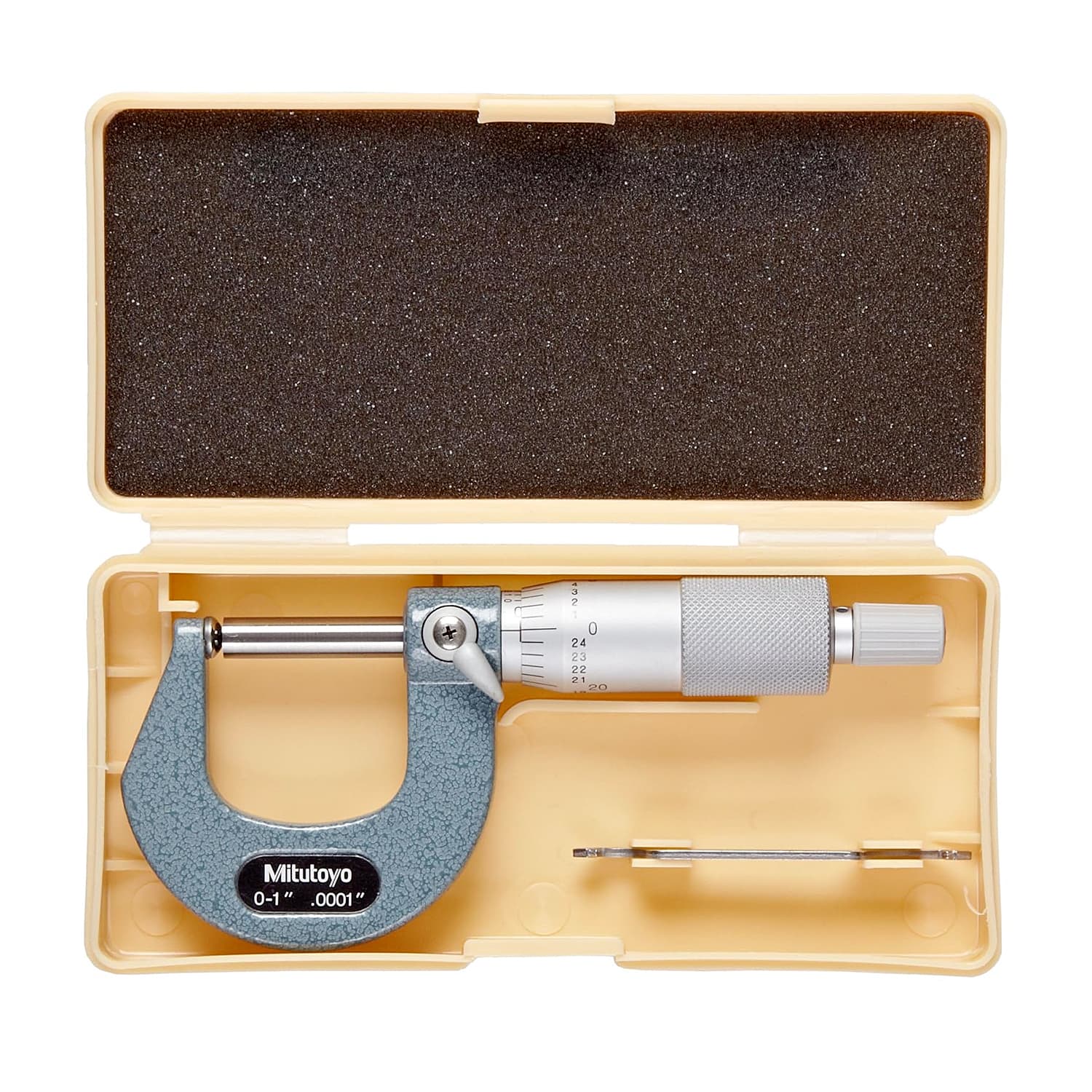 Mitutoyo 0 - 1 inch Spherical Anvil Tube Micrometer (Type E), 115-153