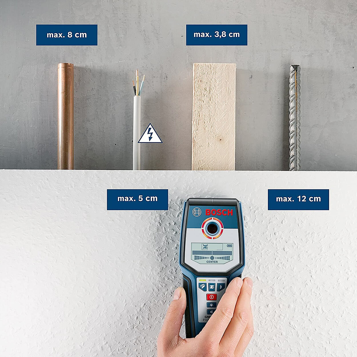 Bosch Professional Detector, GMS 120