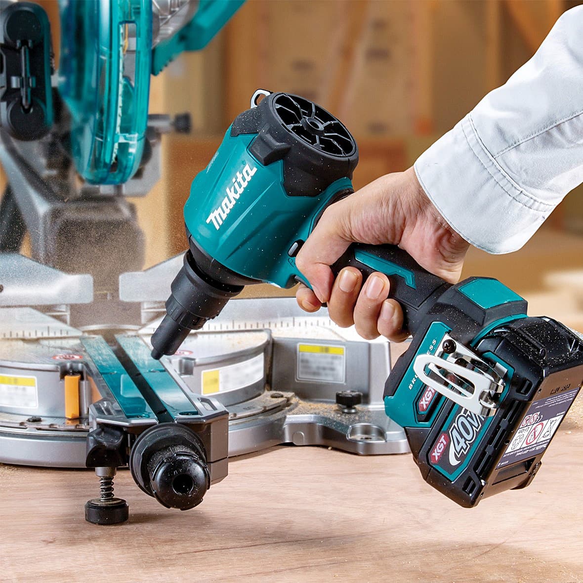 Makita 40Vmax XGT BL Cordless Dust Blower (Bare Tool), AS001GZ