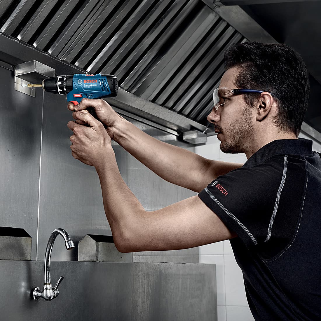 Bosch 10.8 V Professional Cordless Drill Driver, GSB 1080-2-LI