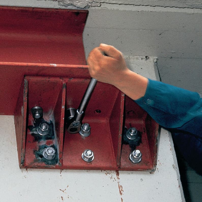 Hilti M10 x 70 mm 10/- Assy HST3 Wedge Anchor - Galvanised Steel Safety Stud Anchor With External Thread (Pack Of 50 Pcs), 2113974