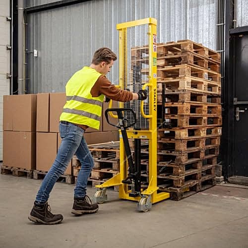 Stanley 1500 Kg Load Capacity Manual Stacker, SXWTI-CSTACK15