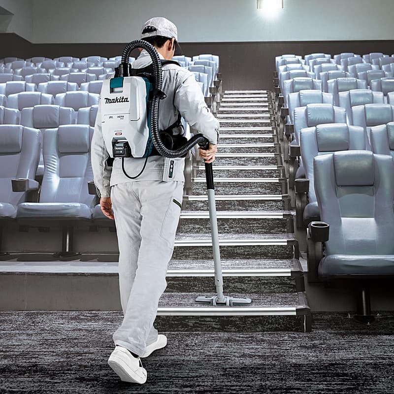Makita 40Vmax XGT BL 2.0 Ltr Cordless HEPA Backpack Vacuum Cleaner (Bare Tool), VC008GZ