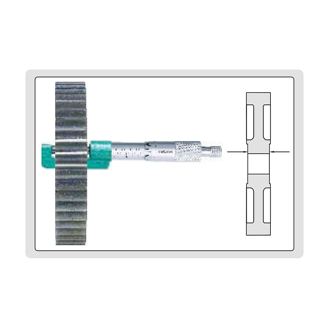 Insize 25 - 50 mm Hub Micrometer, 3292-50