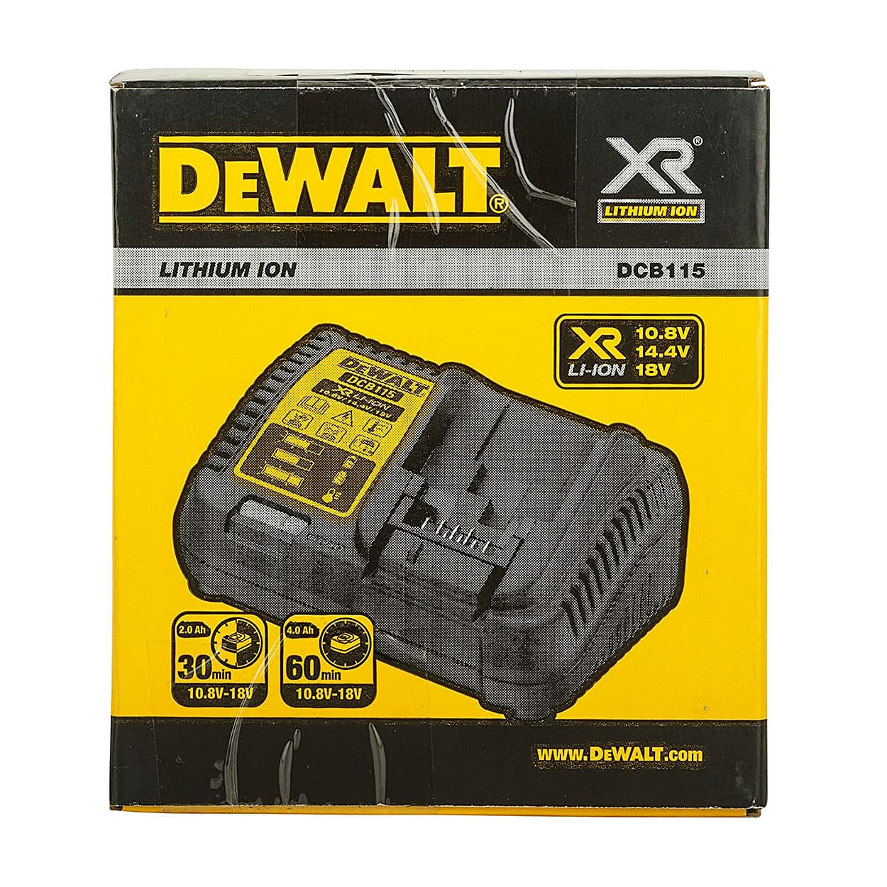 Dewalt Multi Volt XR Li-ion Charger For Charging DEWALT Li-ion Batteries, DCB115-QW