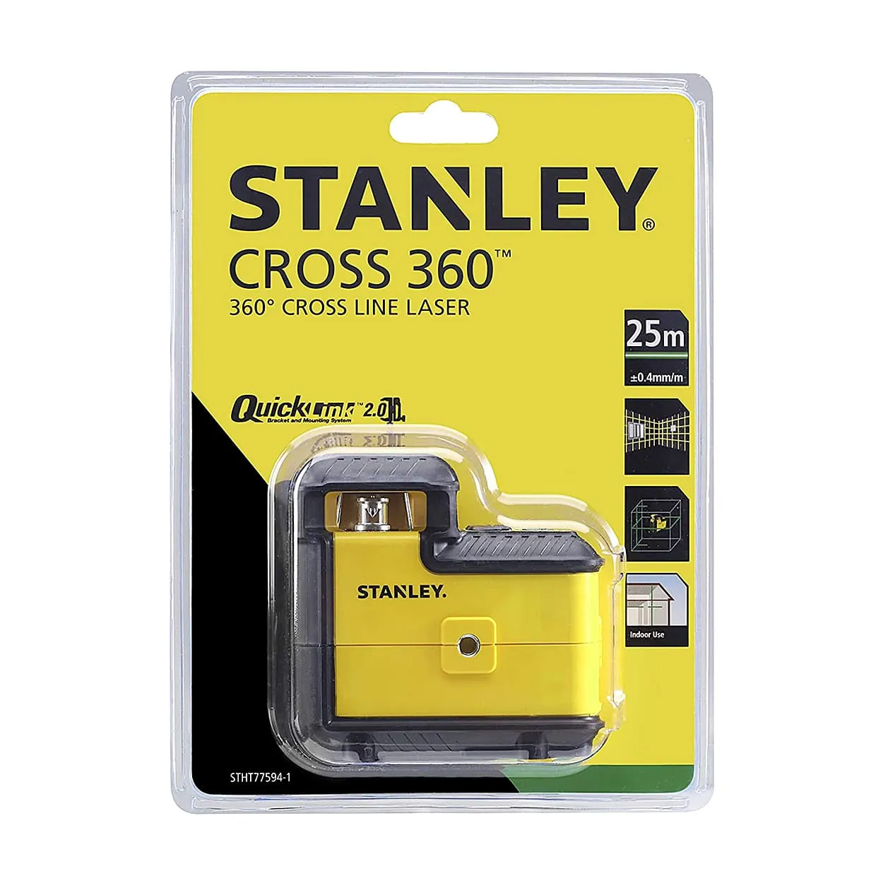 Stanley Cross 360 Green Beam Line Laser Level, STHT77594-1