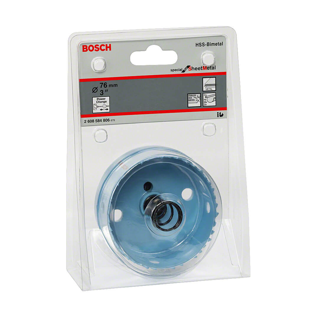 Bosch 76 mm Sheet Metal Power Change Adapter, 2 608 584 806