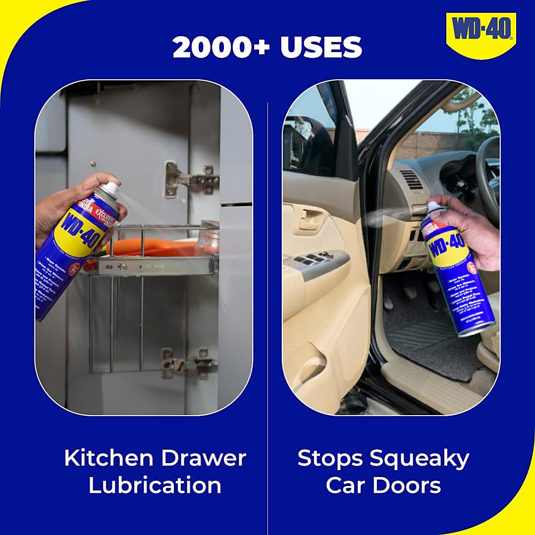 WD-40 500 ml Multipurpose Rust Removal Spray with Smart Straw (Pack of 6 Pcs)