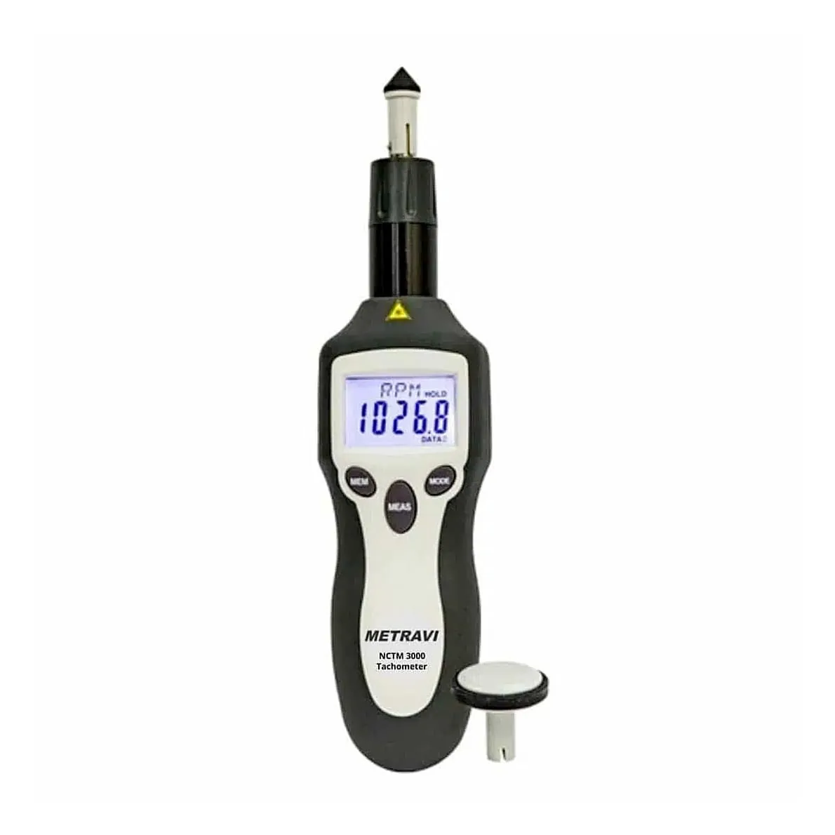 Metravi 2 - 20000 / 200000 RPM Digital Contact & Non-Contact Tachometer, NCTM-3000
