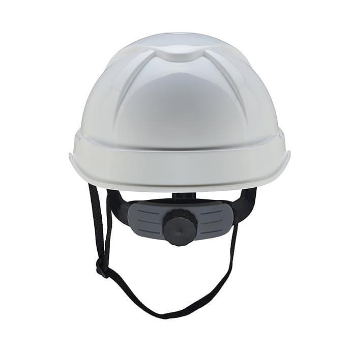 Udyogi Vista 8000 Series Helmet With Textile Suspension & Ratchet Fit Adjustment (White), Vista 8001LRX