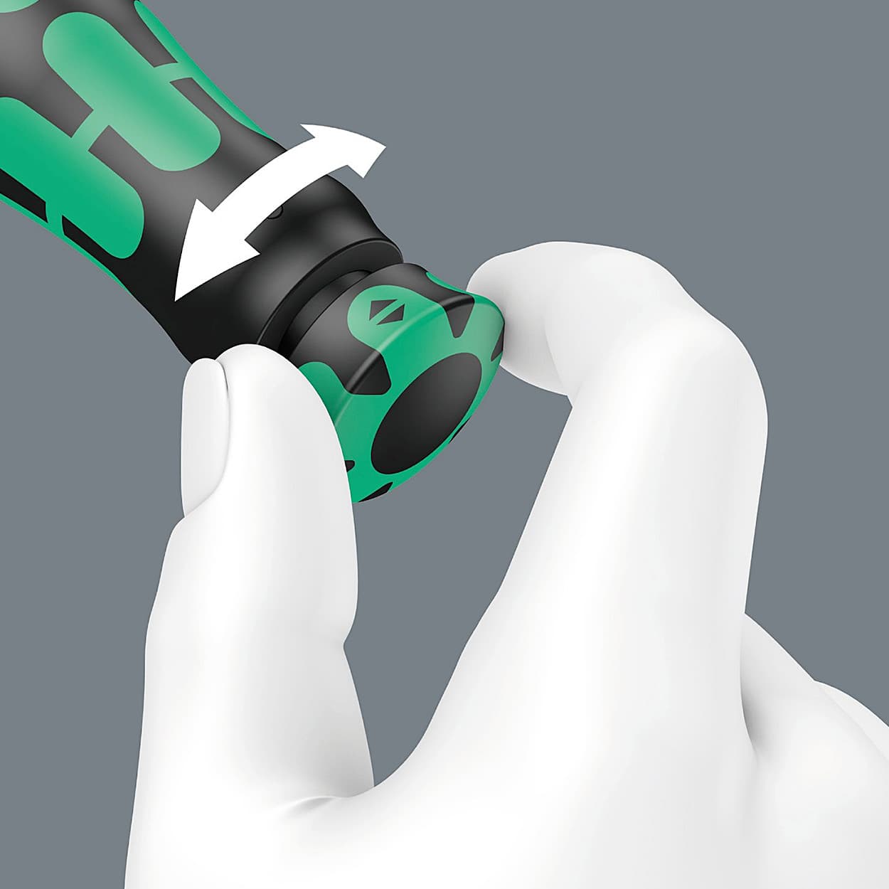 Wera 2.5 - 25 nm (1/4 Inch Sq. Drive) Torque Adjustable 5 Wrench With Reversible Ratchet, 05075604001