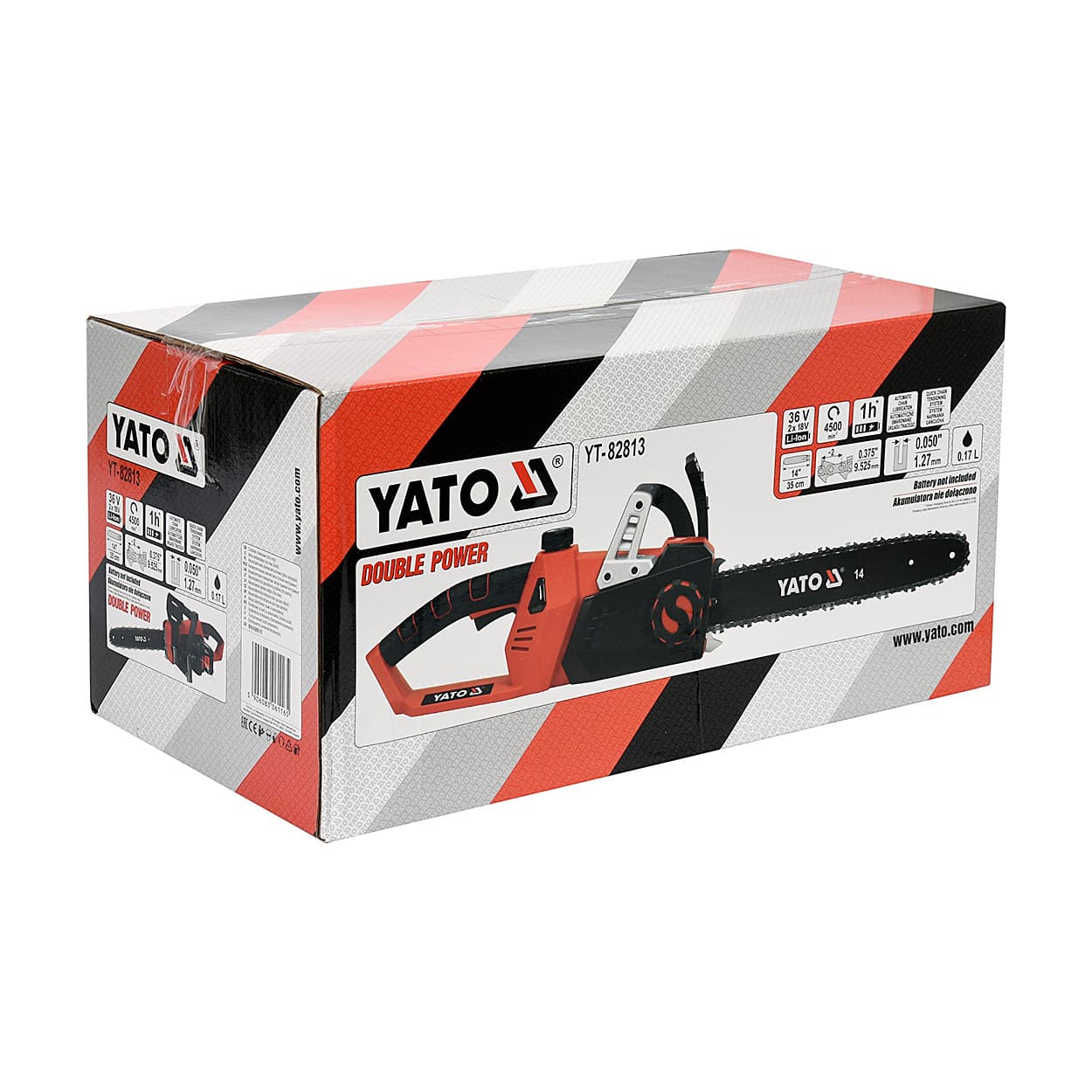 Yato 3450 mm / 14 Inch 170 ml Oil Tank Chain Saw, YT-82813