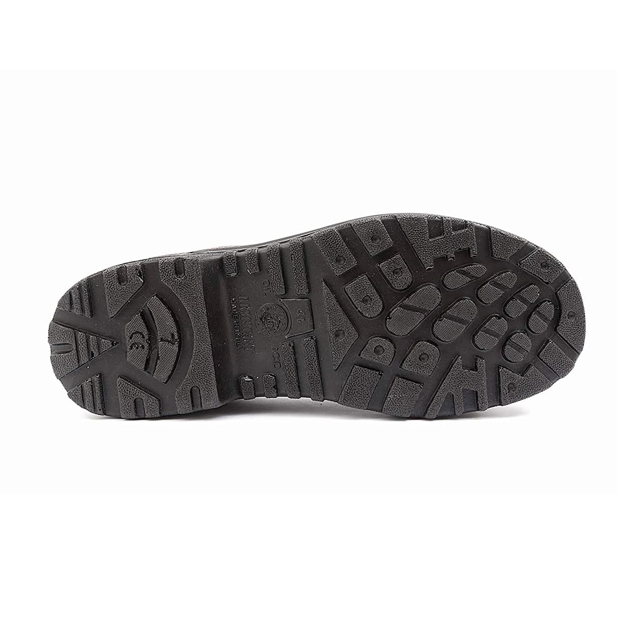 Hillson ISI Marked Single Density Leather Jackpot Safety Shoes - Steel Toe (Black)