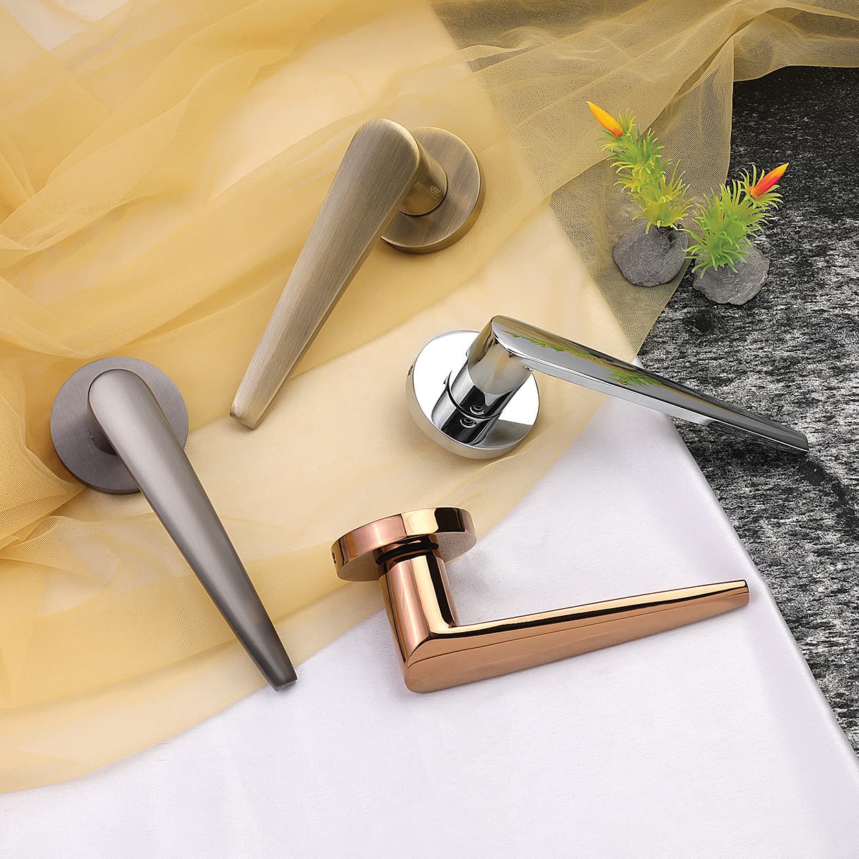 KBI Venecia Gold PVD Mortise Handle
