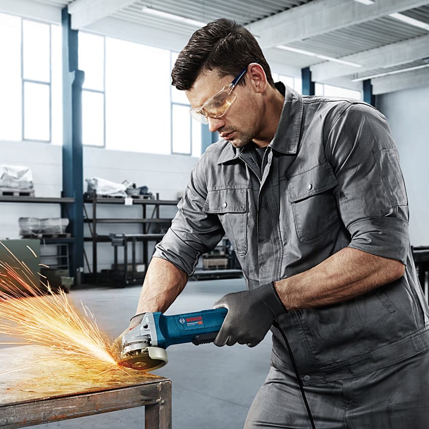 Bosch 125mm / 5 inch 900W Professional Angle Grinder With Paddle Switch, GWS 9-125 P