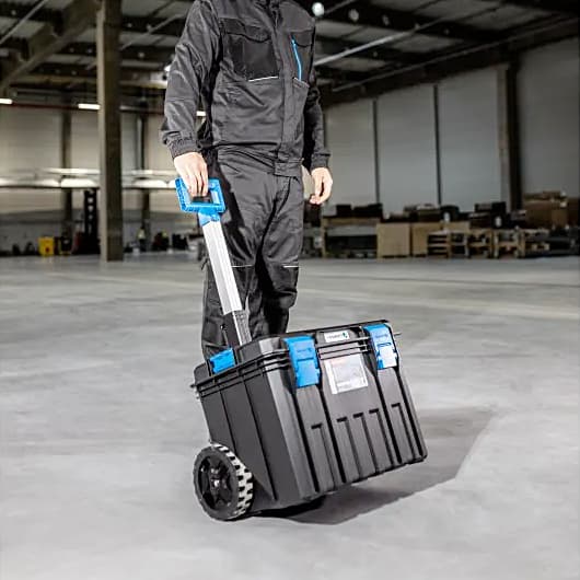 Hogert 50 Kg Load Capacity Mobile Tool Box Trolley, HT7G501