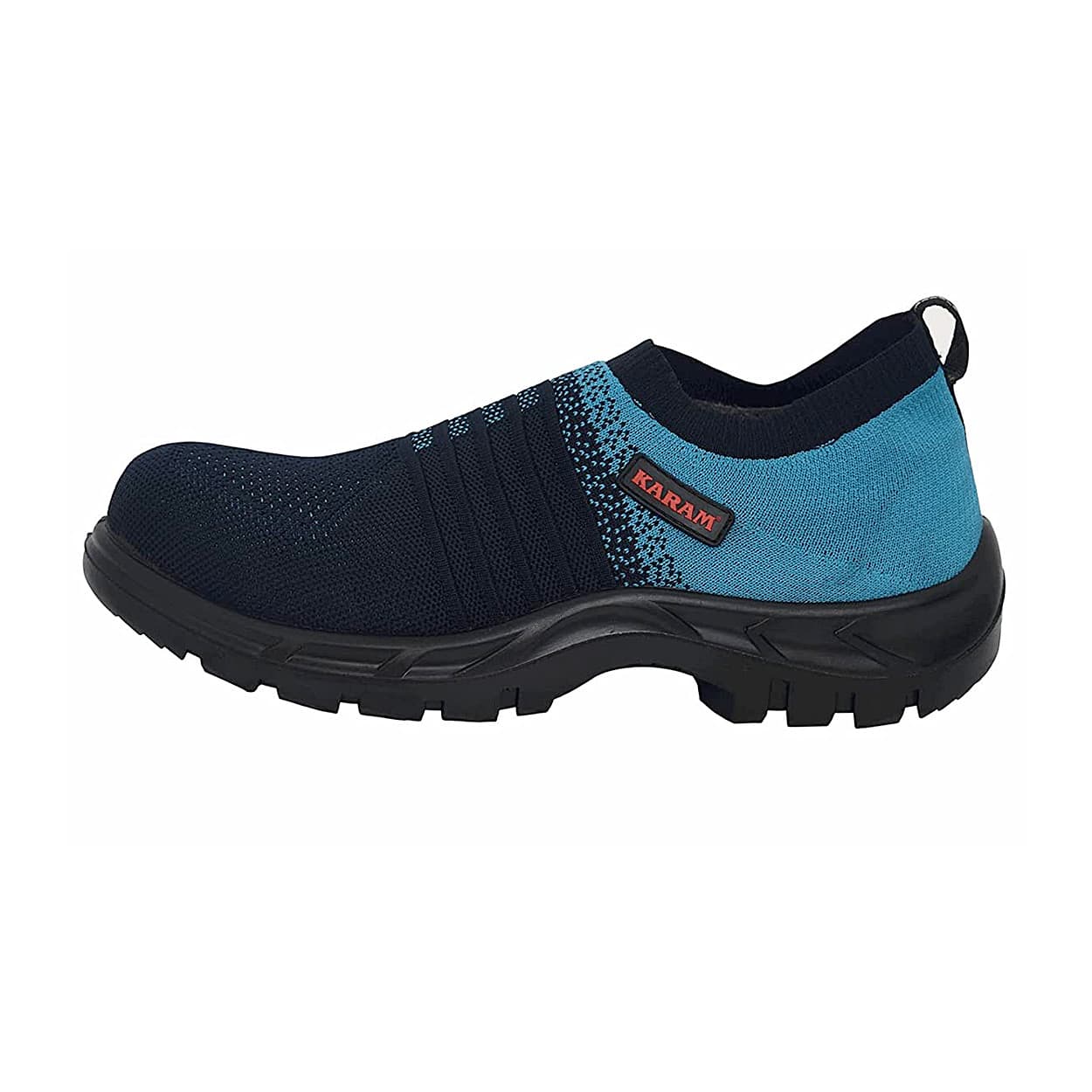 Karam Flytex Upper Safety Shoe - Fibre Toe (Light & Dark Blue), FS203FN