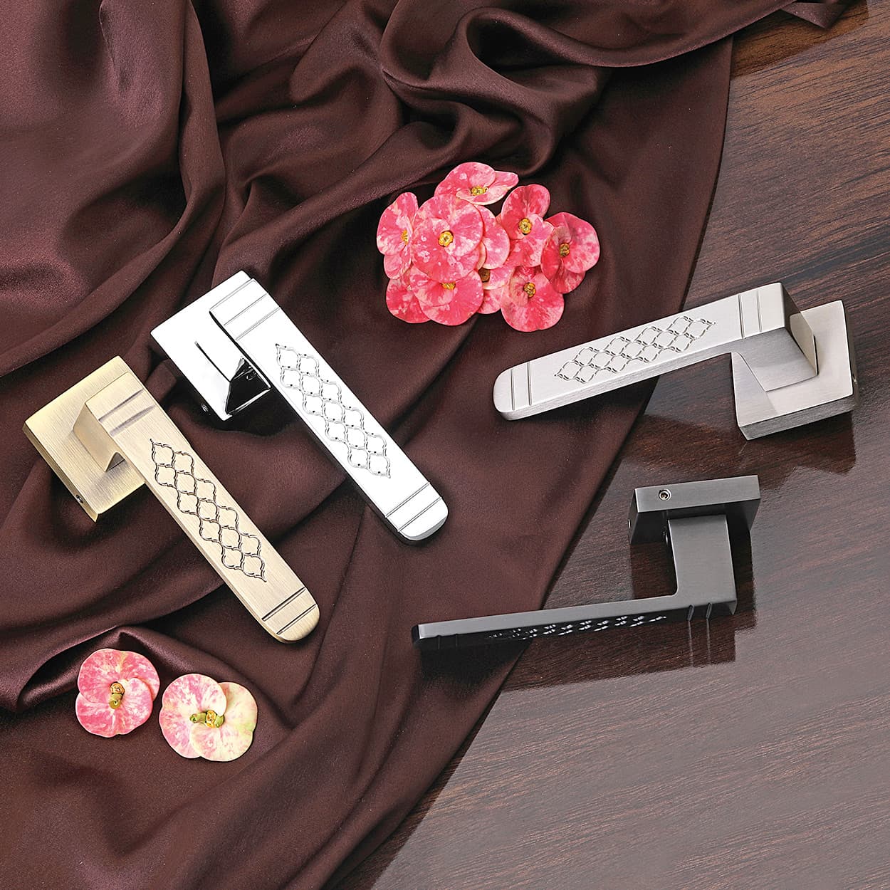 KBI Swicade Rose Gold PVD Mortise Handle