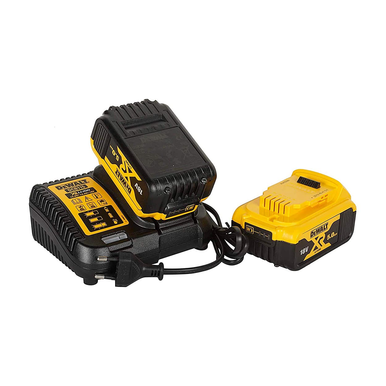 Dewalt 18V / 13mm XR Li-ion Cordless High Torque Impact Wrench with Brushless motor & 2x5.0Ah Batteries Included, DCF899P2-QW
