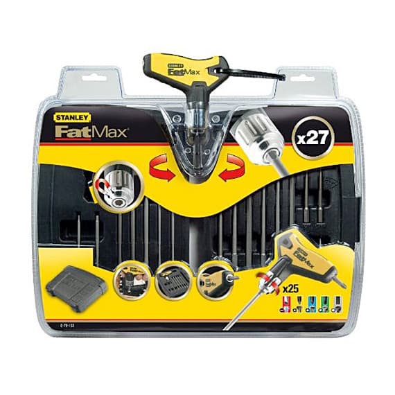 Stanley 27 Pcs Fm Ratchet T- Handle Driver Set, 0-79-153